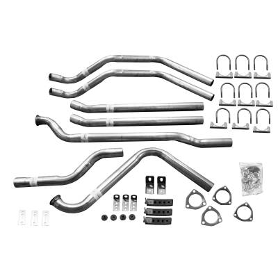 Dynomax - Dynomax 2.25" Header-Back Exhaust System Aluminized Steel 89016