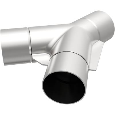 MagnaFlow Exhaust Products - MagnaFlow 10733 70-DEG Performance Exhaust Y-Pipe 2.50/2.50"