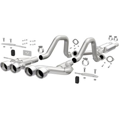 MagnaFlow Exhaust Products - MagnaFlow 15281 Stainless 2.5" Cat-Back Exhaust System for 2000 Corvette