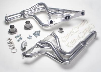 Hedman Hedders - Hedman 28156 Silver Long 4-Tube Headers for 70-81 Pontiac Firebird w/Pontiac V8
