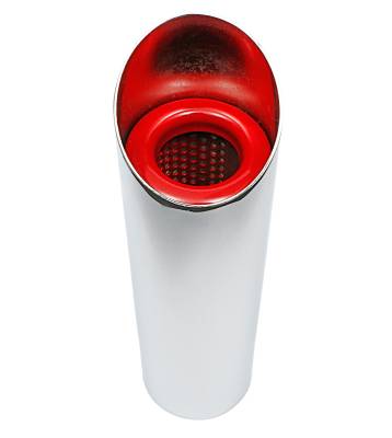 Hedman Hedders - Hedman 17121 Single Resonator HOT TIPS Exhaust Tip 2.25" System 2.25" Out Chrome