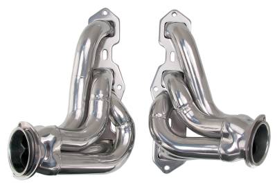 Hedman Hedders - Hedman 58166 Silver Short Tube Headers 68-77 Olds 442 Cutlass F85 w/260-403