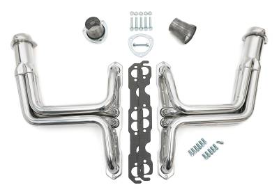 Hedman Hedders - Hedman 69266 Silver Long-Tube Headers for 55-66 GM 2WD Trucks w/283-400