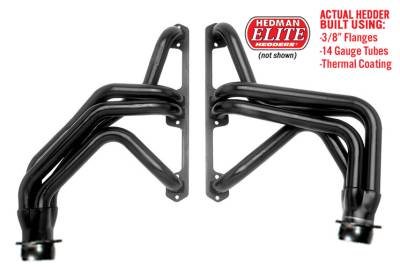 Hedman Hedders - Hedman 99208 Silver 1.625" Long-Tube Headers for 72-86 JEEP CJ5/CJ6/CJ7 304-401
