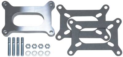 Trans-Dapt Performance - Trans-Dapt 2134 1/2" Tall Holley 2BBL Spacer Open Cast Alu. Carburetor Spacer