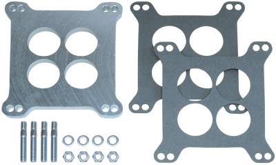Trans-Dapt Performance - Trans-Dapt 2280 Carb Spacer 3/8" Tall Holley/AFB 4BBL Spacer Ported Cast Alu.