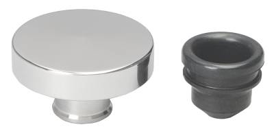 Trans-Dapt Performance - Trans-Dapt 6000 Push-In Style Oil Cap Plain Aluminum w/1.25" Neck