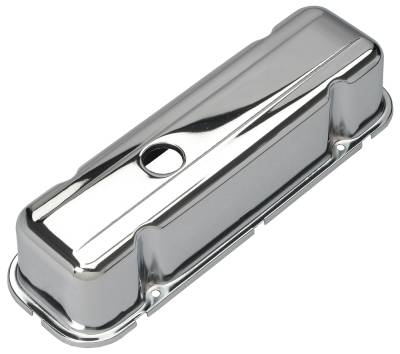 Trans-Dapt Performance - Trans-Dapt 4964 Traditional Design Valve Covers Chrome for Buick 231 V6
