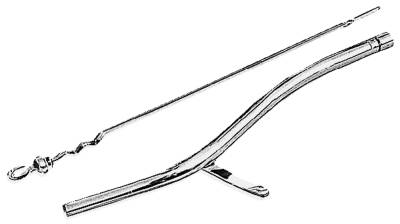 Trans-Dapt Performance - Trans-Dapt Performance 4995 24" Chrome Transmission Dipstick/Tube GM TH400