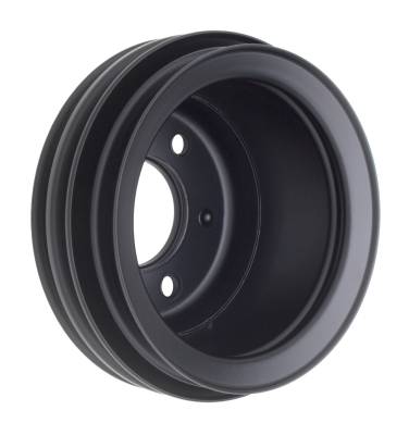 Trans-Dapt Performance - Trans-Dapt 8311 Asphalt Black O.E. Water Pump Pulley 3 Groove 65-66 Ford 289