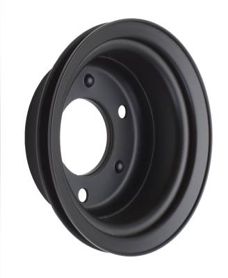 Trans-Dapt Performance - Trans-Dapt 8309 Asphalt Blk Water Pump Crankshaft Pulley 1 Groove 65-66 Ford 289
