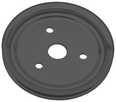 Trans-Dapt Performance - Trans-Dapt 8602 Crankshaft Pulley 1 Groove Short Water Pump Black 55-68 SBC