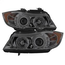 Spyder Auto - Spyder Auto 5009029 LED Halo Projector Headlights Chrome/Smoked