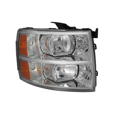 xTune Auto - xTune Auto 5076977 Chrome/Clear Crystal Headlights