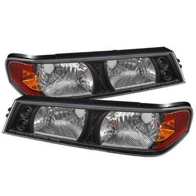 xTune Auto - xTune Auto 5074300 Front Bumper Lights Black/Clear