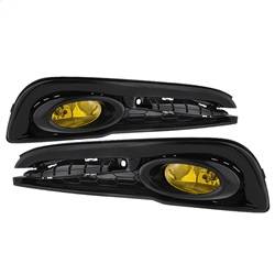 Spyder Auto - Spyder Auto 5077752 Black/Amber Halogen Fog Lights for 13-15 Honda Civic Sedan