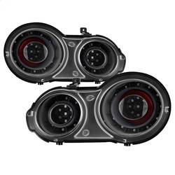 Spyder Auto - Spyder Auto 5083265 Black/Clear LED Taillights for 09-15 GTR