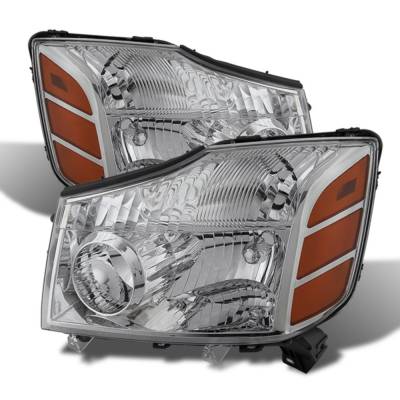 xTune Auto - xTune Auto 5079923 Chrome/Clear Headlights