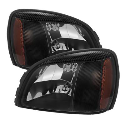 xTune Auto - xTune Auto 5079824 Crystal Headlights Black/Clear