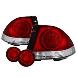 Spyder Auto - Spyder Auto 5085061 LED Red/Clear Taillights for 01-03 Lexus IS300