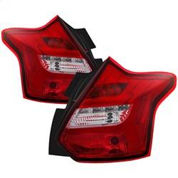 Spyder Auto - Spyder Auto 5085153 LED Light Bar Taillights Red for 12-14 Focus Hatch