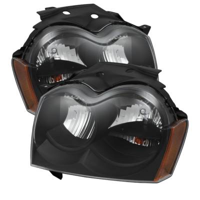 xTune Auto - xTune Auto 9023248 Black/Clear Crystal Headlights
