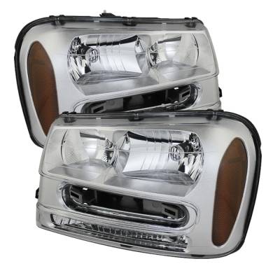 xTune Auto - xTune Auto 9023545 Chrome/Clear Crystal Headlights