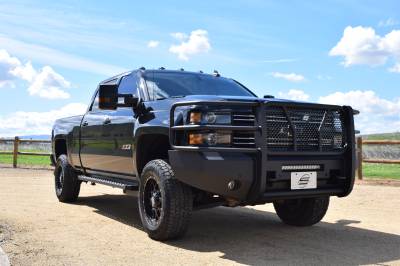 Steelcraft - Steelcraft 60-10440 Black Front Elevation Replacement 15-19 Silverado 2500/3500