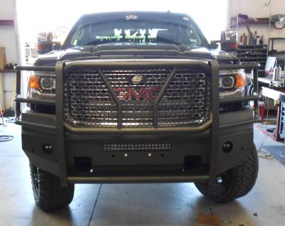 Steelcraft - Steelcraft 60-10460 HD Front Elevation Bumper for 15-19 GMC Sierra 2500/3500