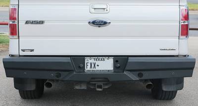 Steelcraft - Steelcraft 65-21360 Black Rear Elevation HD Bumper for 06-14 Ford F150