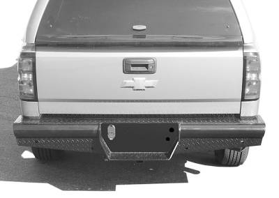 Steelcraft - Steelcraft HD20420 Black Rear HD Bumper for 14-18 Silverado/Sierra 1500