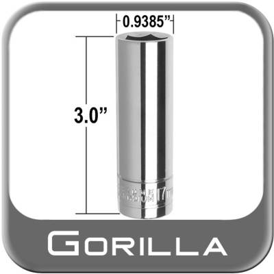 Gorilla Automotive - Gorilla Automotive 17SKT Thin Wall Socket 17