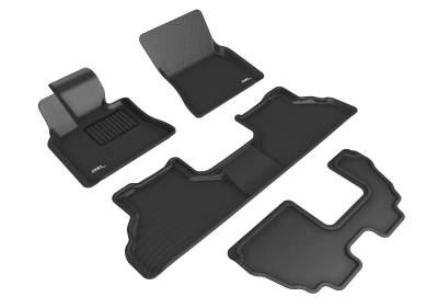 3D MAXpider - MAXpider L1BM05101509 Kagu Floor Mat F&R Black BMW X5