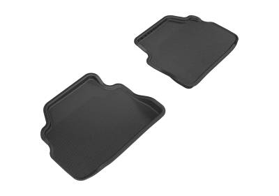 3D MAXpider - MAXpider L1BM02521509 Kagu Floor Mat Rear Black BMW 3 Series Coupe