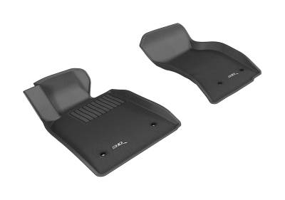 3D MAXpider - MAXpider L1CD00611509 Kagu Floor Mat Front Black Cadillac ATS
