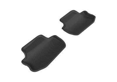 3D MAXpider - MAXpider L1CH01721509 Kagu Floor Mat Rear Black 10-15 Chevy Camaro