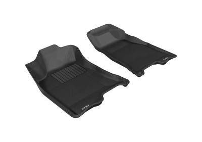 3D MAXpider - MAXpider L1CH02711509 Kagu Floor Mat Front Black Chevy Colorado Crew