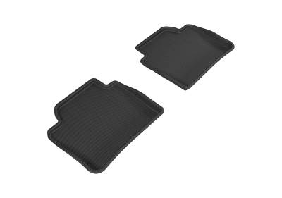 3D MAXpider - MAXpider L1BM03721509 Kagu Floor Mat Rear Black BMW 3 Series