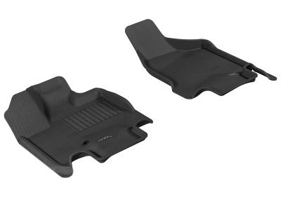 3D MAXpider - MAXpider L1DG01611509 Kagu Floor Mat Front Black for Grand Caravan