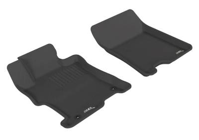 3D MAXpider - MAXpider L1HD00811509 Kagu Floor Mat Front Black Honda Accord Coupe/Sedan