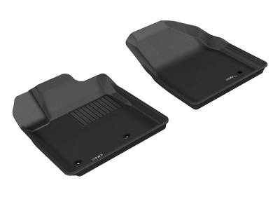 3D MAXpider - MAXpider L1HD05811509 Kagu Floor Mat Front Black Honda Pilot