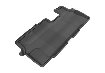 3D MAXpider - MAXpider L1HD05831509 Kagu Floor Mat Rear Black for 09-15 Honda Pilot
