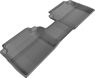 3D MAXpider - MAXpider L1HY01821509 Kagu Floor Mat Rear Black for 13-17 Elantra GT