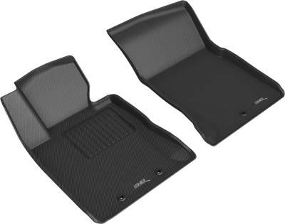 3D MAXpider - MAXpider L1HY02311509 Kagu Floor Mat Front Black for Genesis Coupe