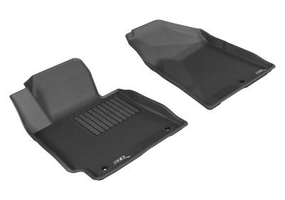 3D MAXpider - MAXpider L1KA01711509 Kagu Floor Mat Front Black for KIA Forte SDN