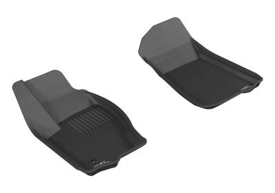 3D MAXpider - MAXpider L1JP00711509 Kagu Floor Mat Front Black for Commander