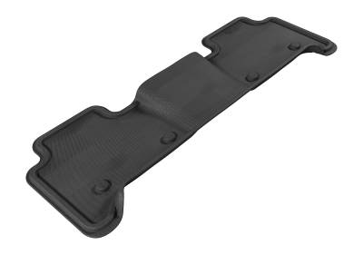 3D MAXpider - MAXpider L1IN01621509 Kagu Floor Mat Rear Black for 11-24 Audi Qx56/QX80