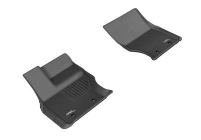 3D MAXpider - MAXpider L1LR01011509 Kagu Floor Mat Front Black for 13-22 LR Range Rover