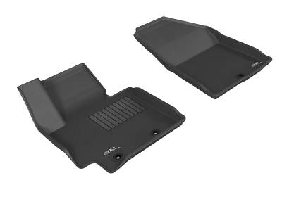 3D MAXpider - MAXpider L1KA02011509 Kagu Floor Mat Front Black for KIA Soul
