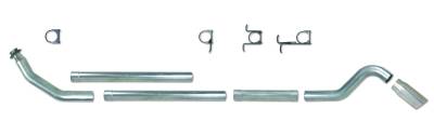 Diamond Eye Performance - Diamond Eye K4212A-TDRP Kit 4" Turbo-Back Muffler Replacement Pipe Single